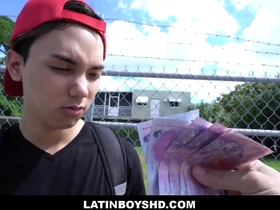 Little latin twink boy paid cash to fuck producer pov - dani rios , dante drackis