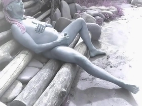 Nudist daydreamer