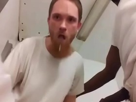 Prison masc fucks white prison punk