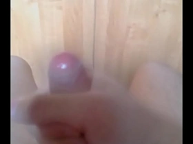Cum over my dick