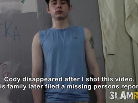 Barely-legal cody was kicked out by his parents for being gay