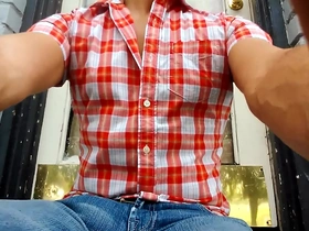 Hot jeans bulge